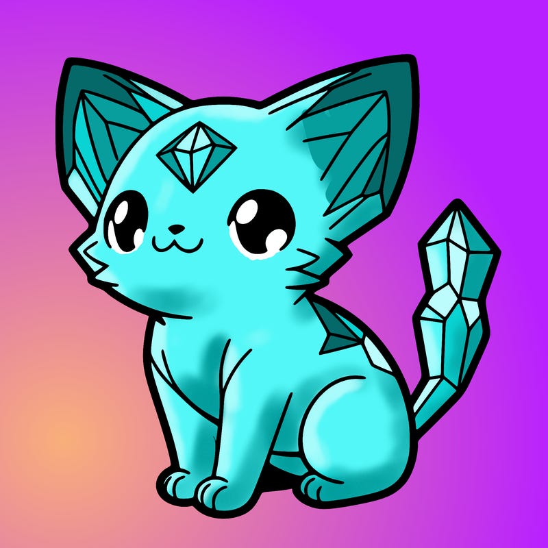crystal kitten