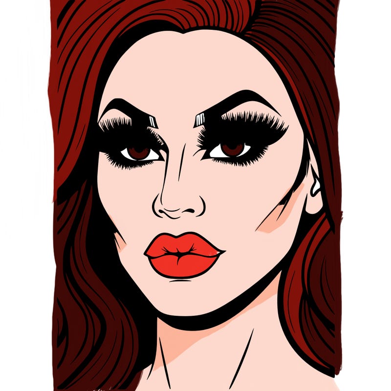 realistic drag queen