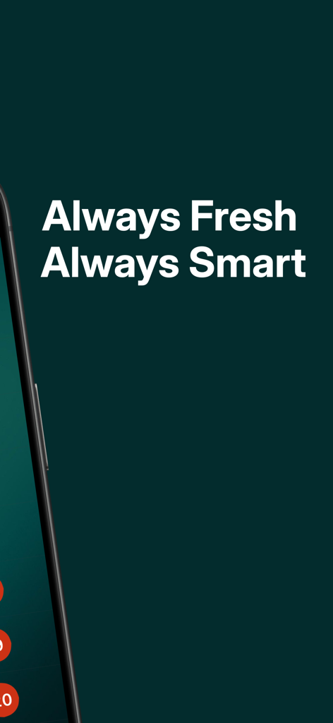 Powerball AI Number Predictor - Powerball AI Number Predictor app screen with the text Always Fresh Always Smart