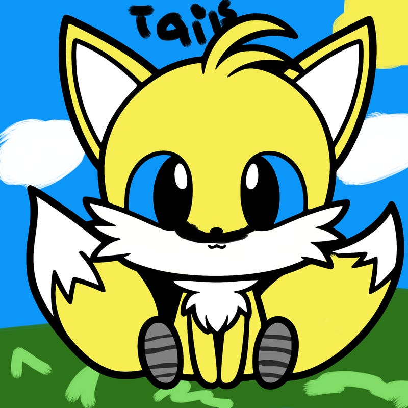 tails a two tailed fox