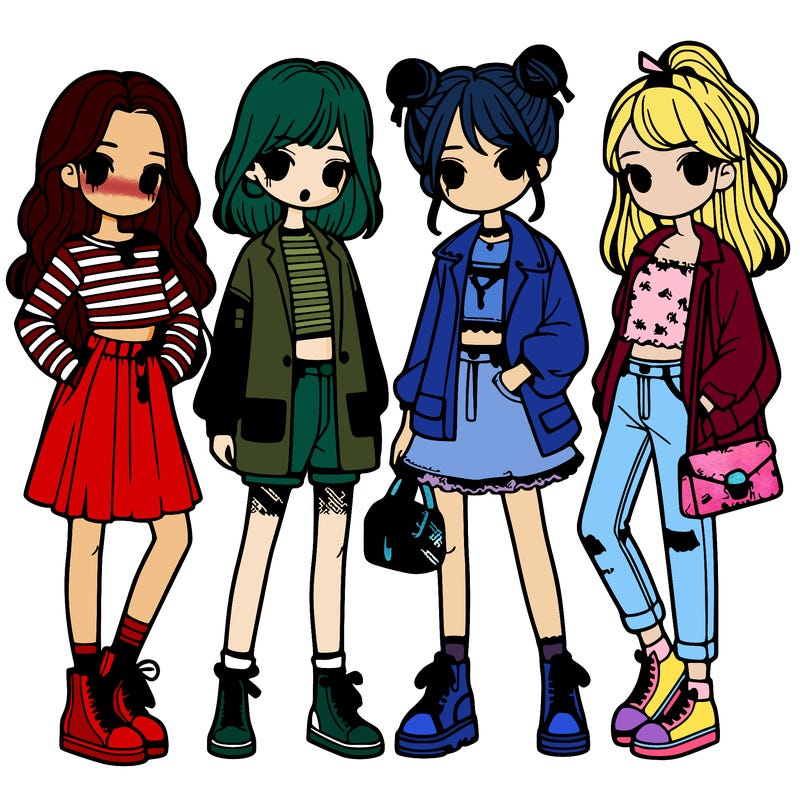 girls with fashion