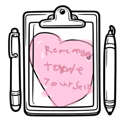 blank clip board with pen