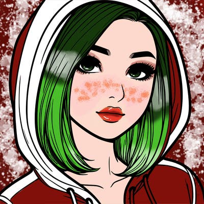 realistic adult girl with hoodie on