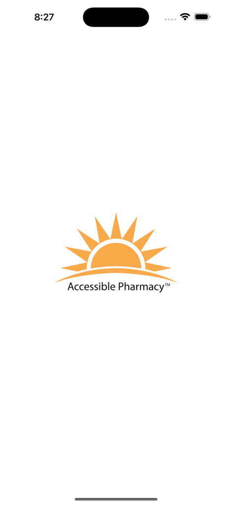Accessible Pharmacy - The Accessible Pharmacy logo with an orange sun icon on a white background