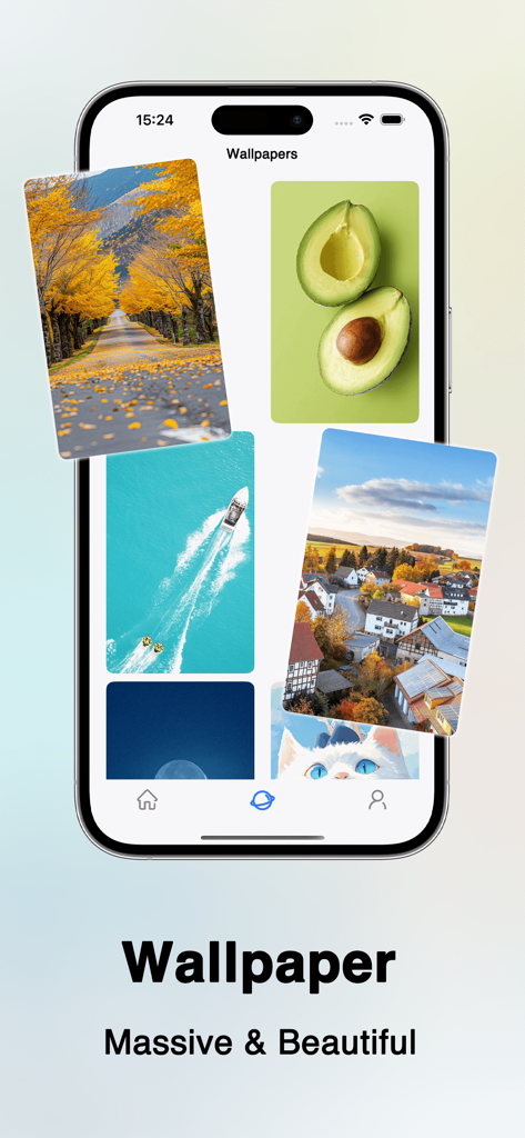 iLoveIMG - Image Compressor - Auswahl hochwertiger Hintergrundbilder in der iLoveIMG Bildkomprimierungs-App