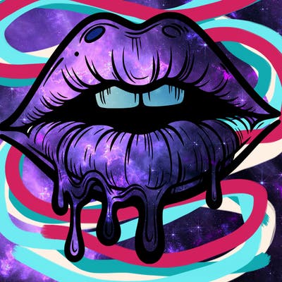 lips that look realistic and drip