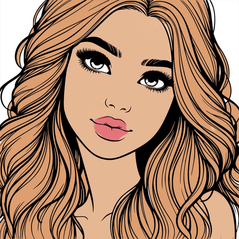 beautiful realistic girl