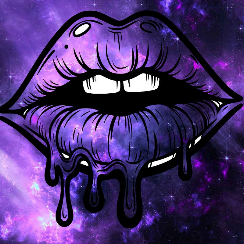 lips that look realistic and drip