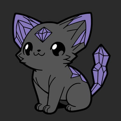 crystal kitten