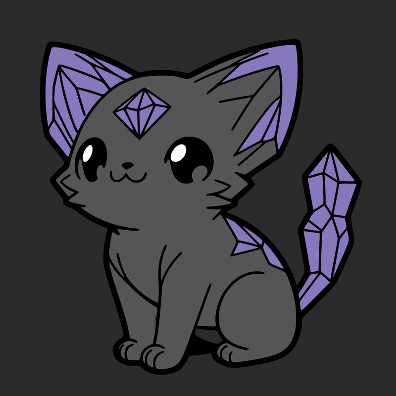 crystal kitten