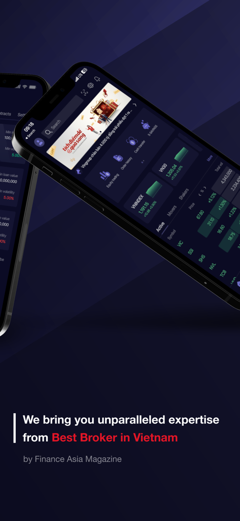SSI iBoard Pro - SSI iBoard Pro app interface showing Vietnamese stock market data and indices