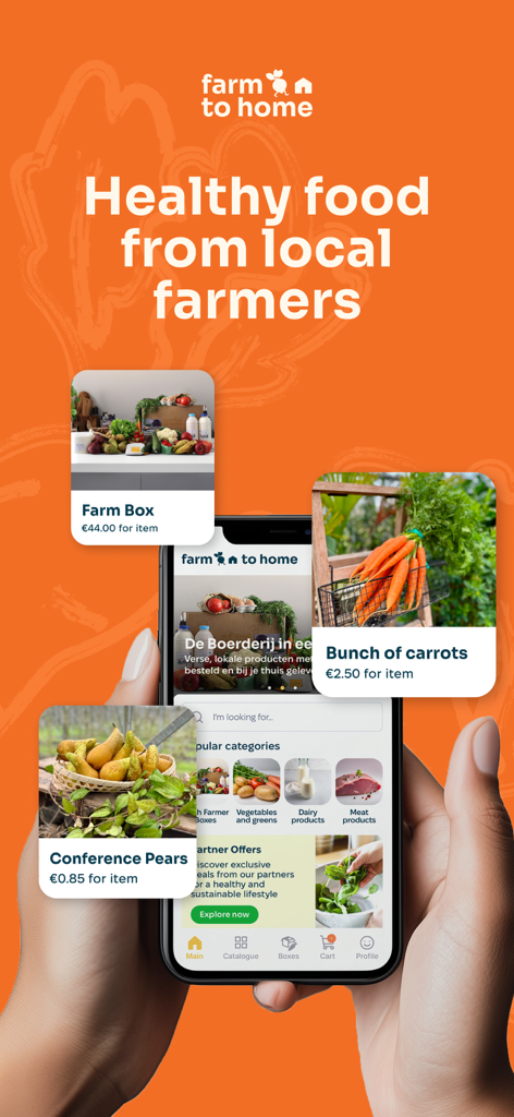 FarmToHome: Buy from Farmers - FarmToHome app display showing fresh produce and local farmer delivery services