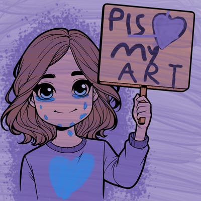 realistic girl holding up a sign
