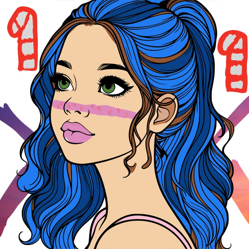 beautiful realistic girl