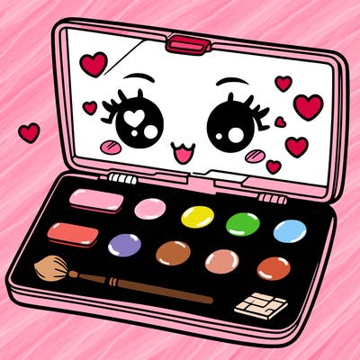 makeup pallet