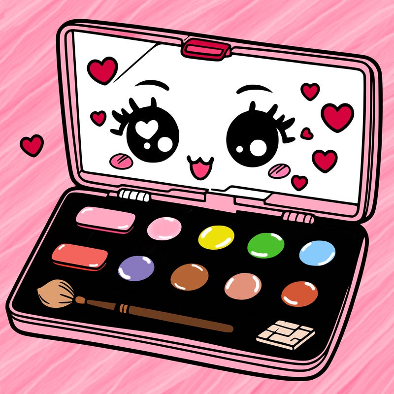 makeup pallet