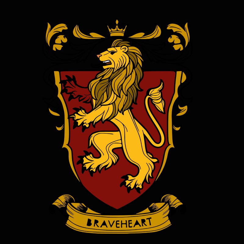 the gryffindor crest