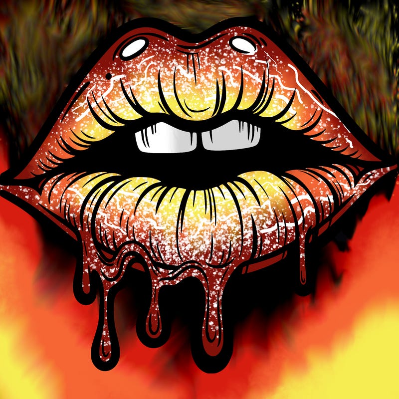 lips that look realistic and drip