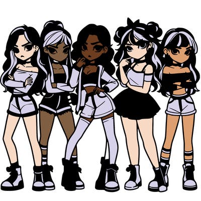 realistic baddie girls