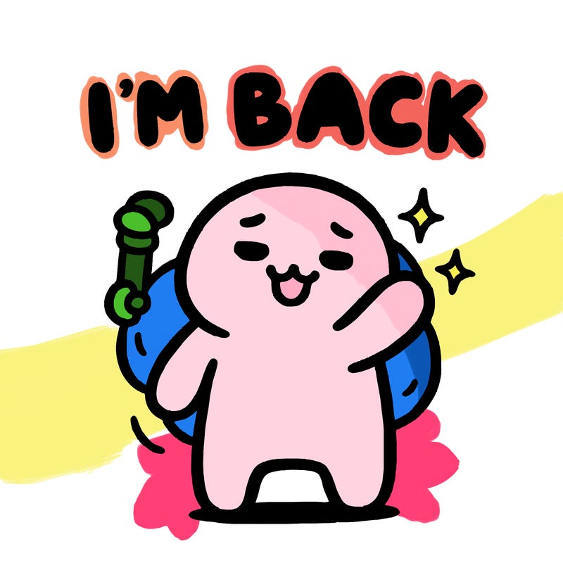 i'm back