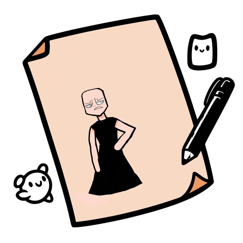 a blank piece of paper