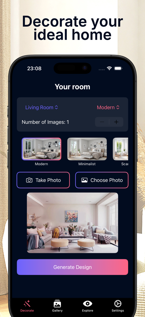 Interior AI: Decor & Styling | AI Room Design & Home Decor App