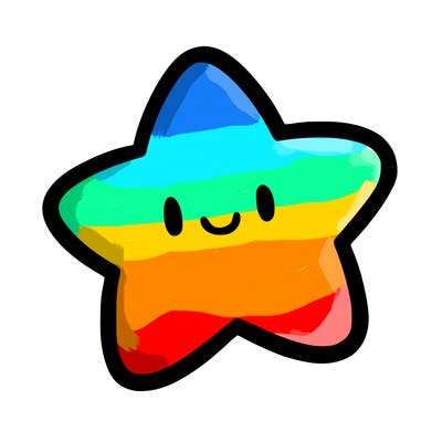 one star in the sky without a face