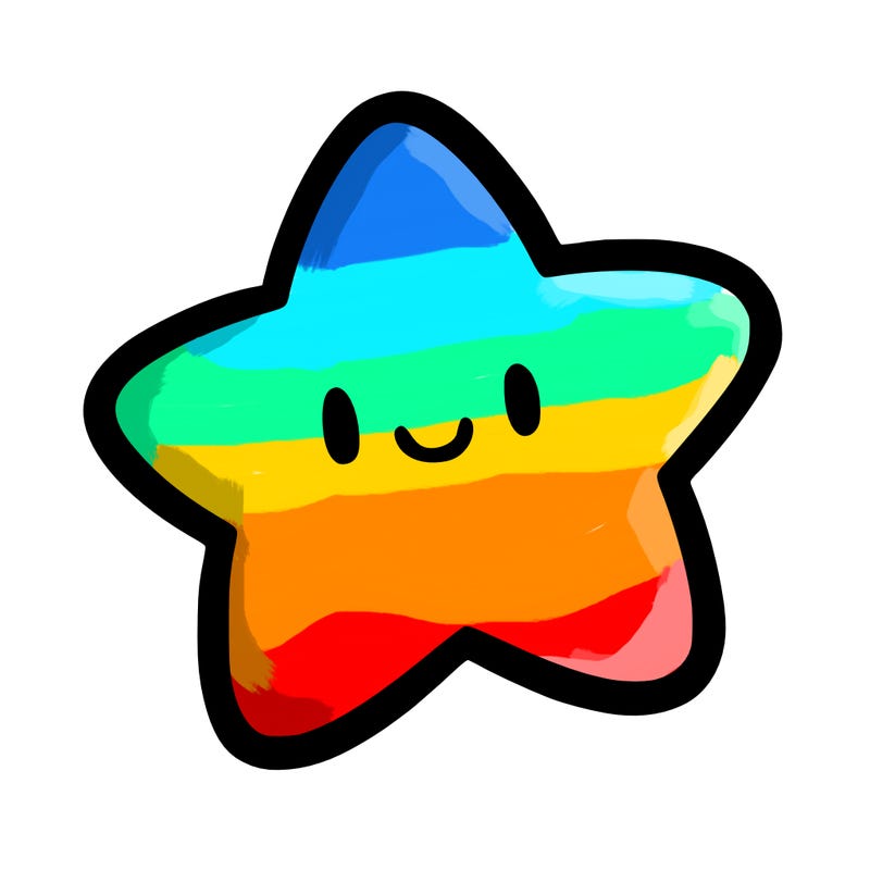 one star in the sky without a face