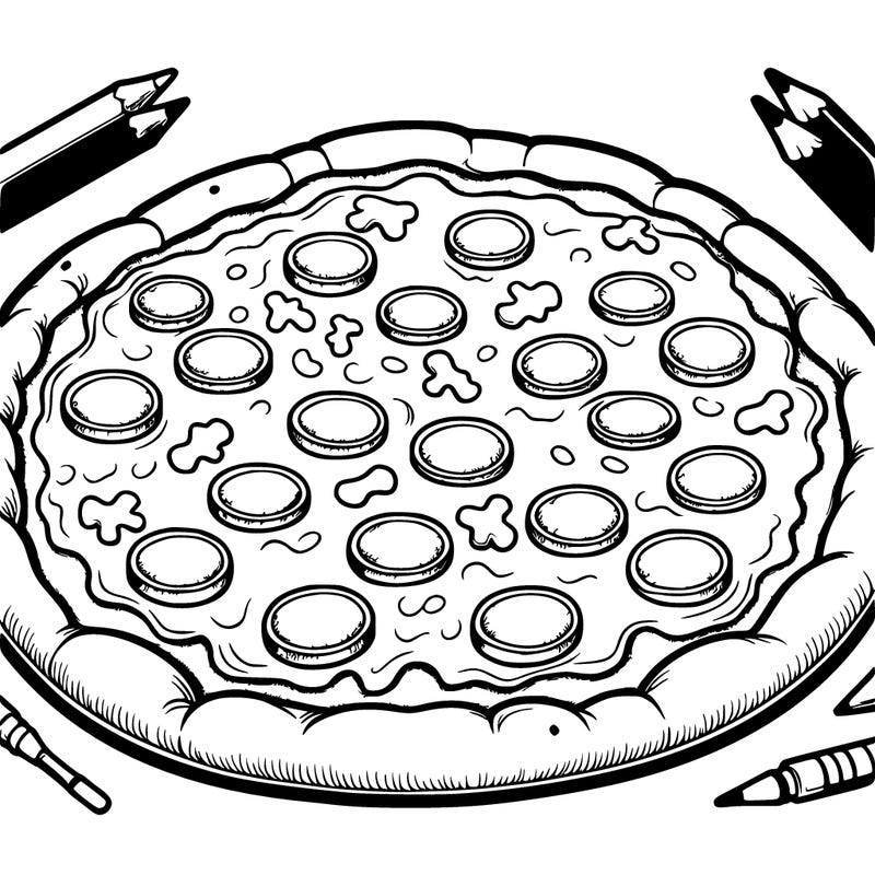 pizza with cheesy crust