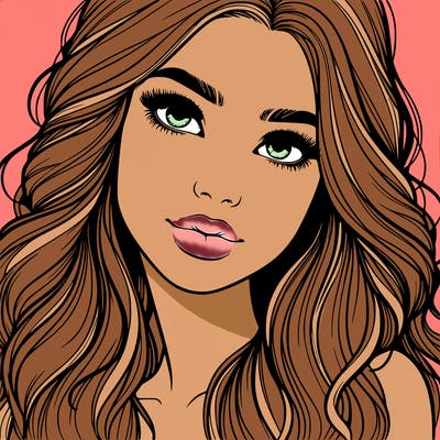 beautiful realistic girl