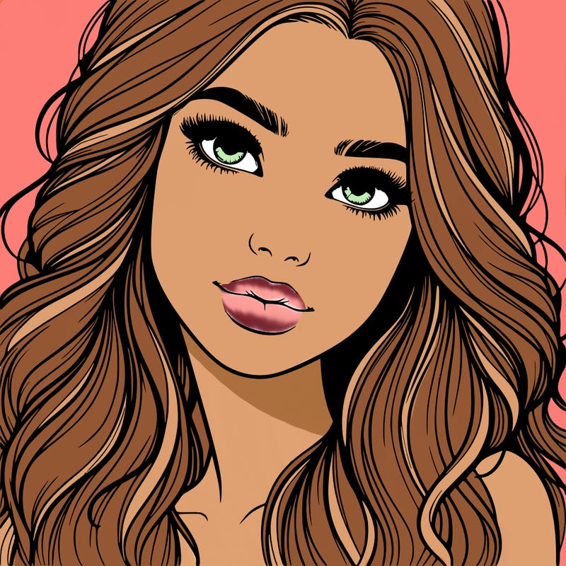 beautiful realistic girl