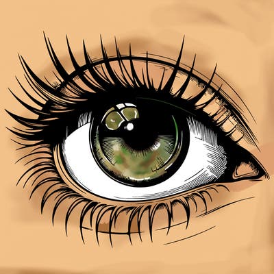 realistic eye