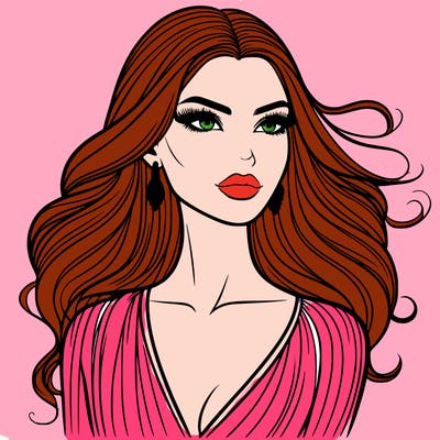 beautiful fashion woman