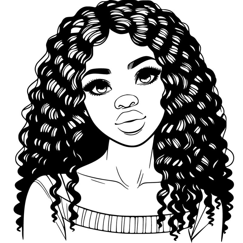 realistic black girl