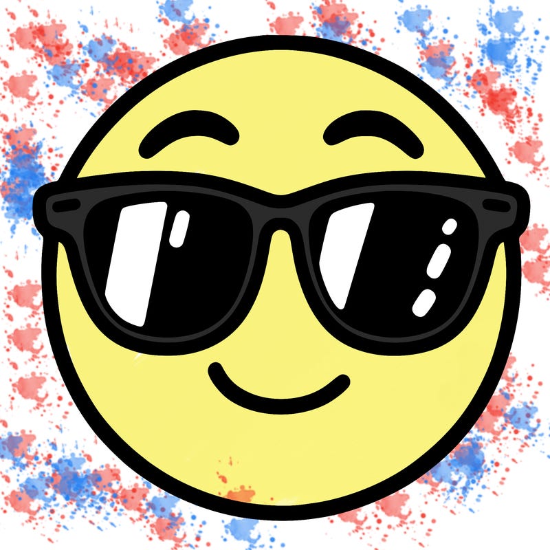 emoji with sunglasses