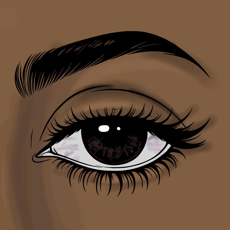 eye closed realistic