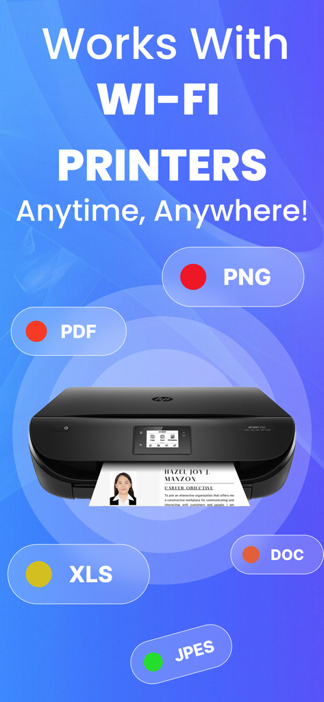 Smart Printer: iPrint App Scan - Wireless WiFi printing from Smart Printer iPrint app supporting multiple document formats