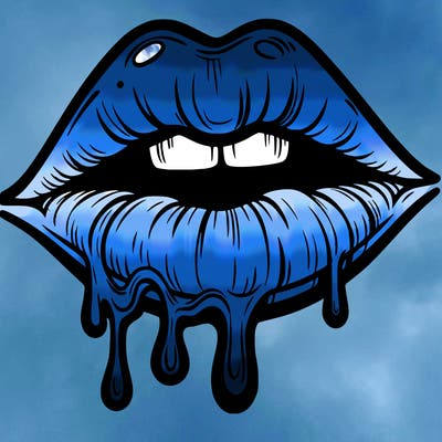 lips that look realistic and drip