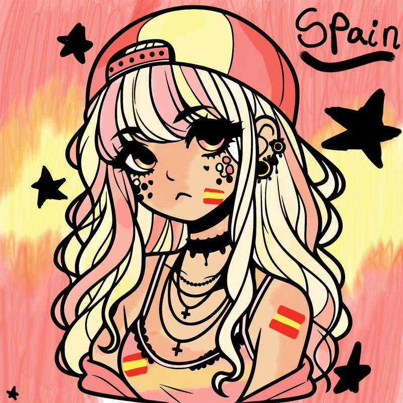 scene girl aesthetic