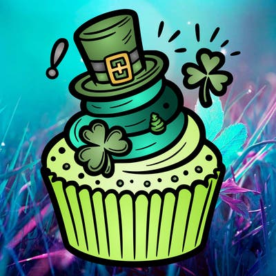 saint patrick’s day cupcake