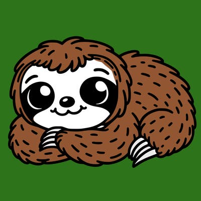 sloth, cute
