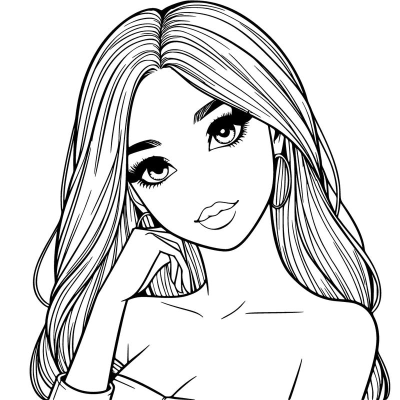 beautiful realistic girl