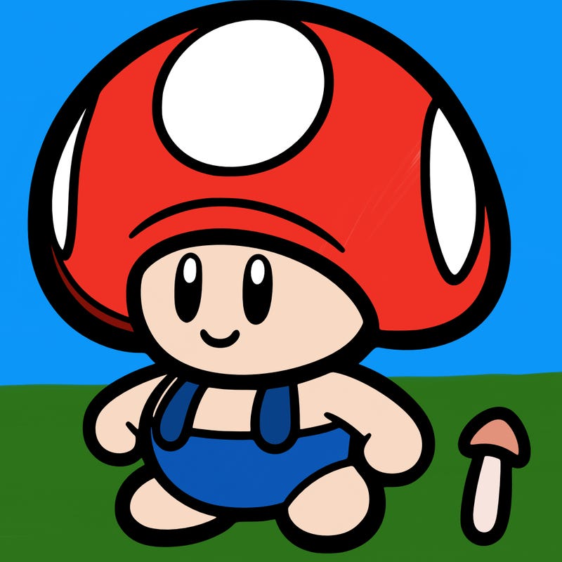 mario bros toad