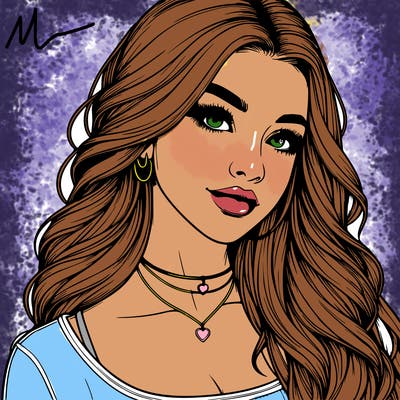 detailed realistic girl