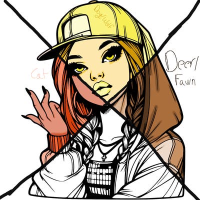 realistic hip hop girl