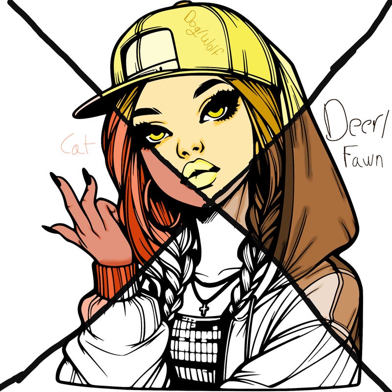 realistic hip hop girl