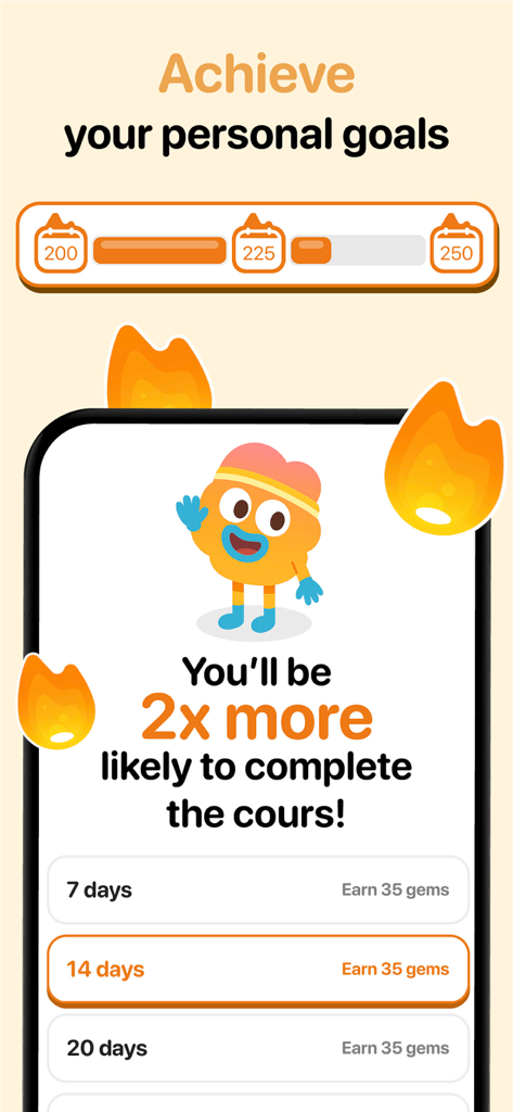 Thinky: Brain Training - Thinky brain training app goal tracking and rewards screen