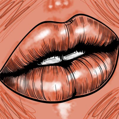 realistic lips