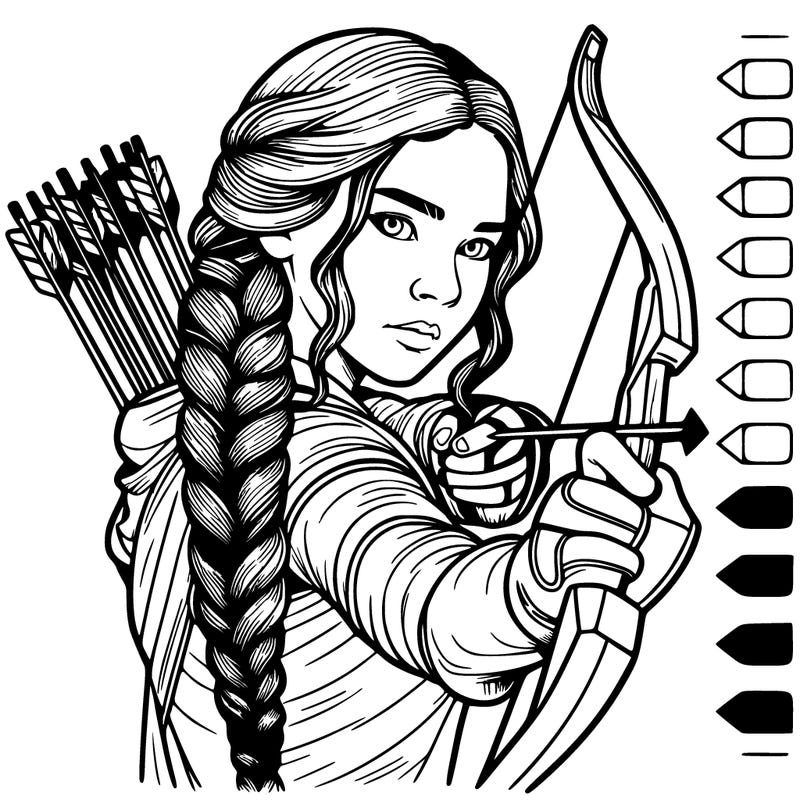 katniss form the hunger games