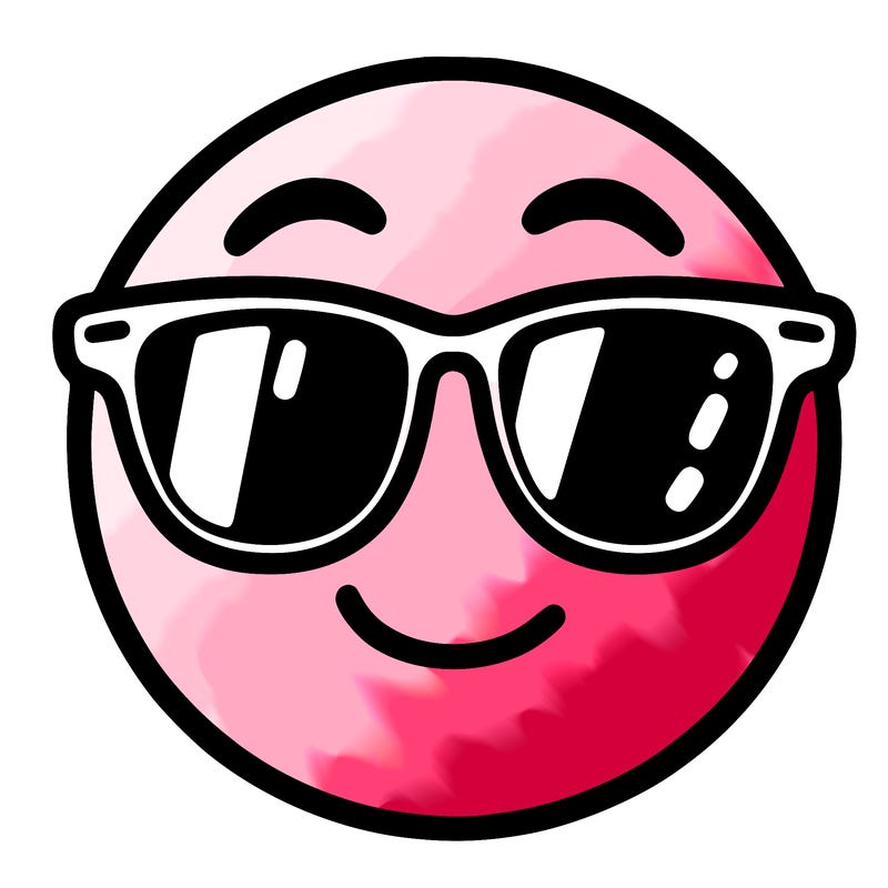 emoji with sunglasses
